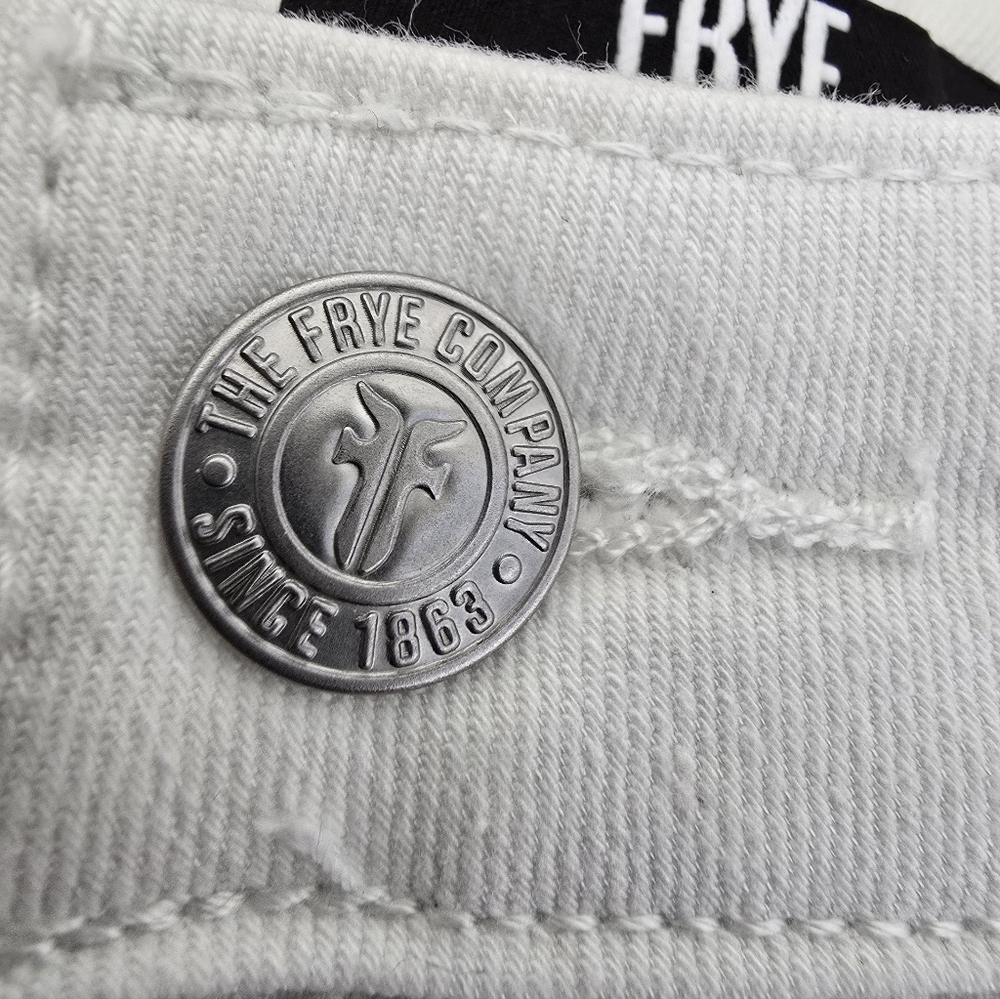 NWOT Frye High Waisted White Jeans Sz. 12/31 - Picture 5 of 10